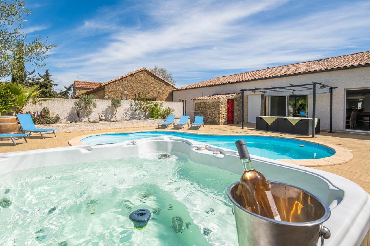Villa Avec Piscine Et Jaccuzy Bize-Minervois Luaran gambar